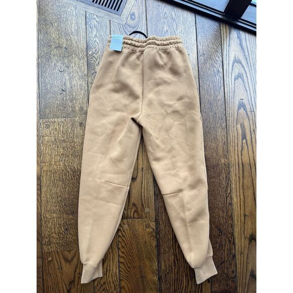Nike Tech Fleece Joggers Size XS Womens Mid Rise Sportswear Flax Brown $120 - Picture 6 of 6